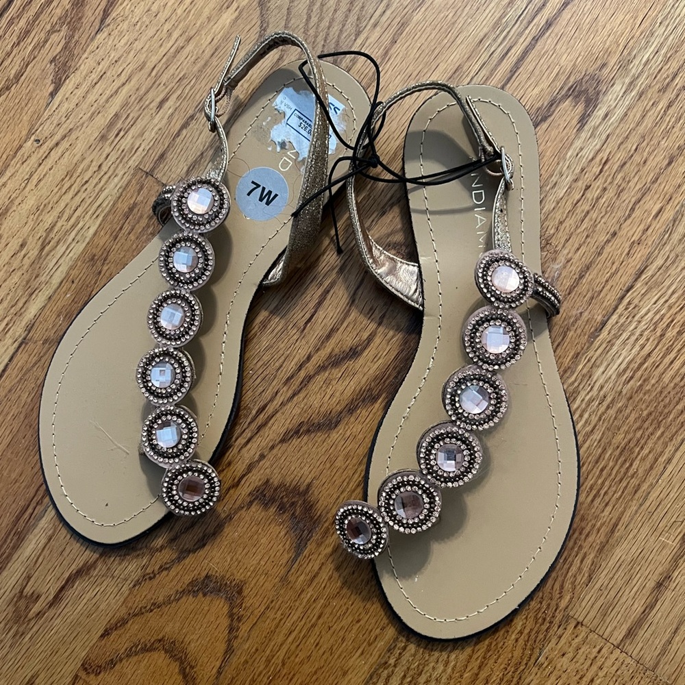 Jeweled sandals